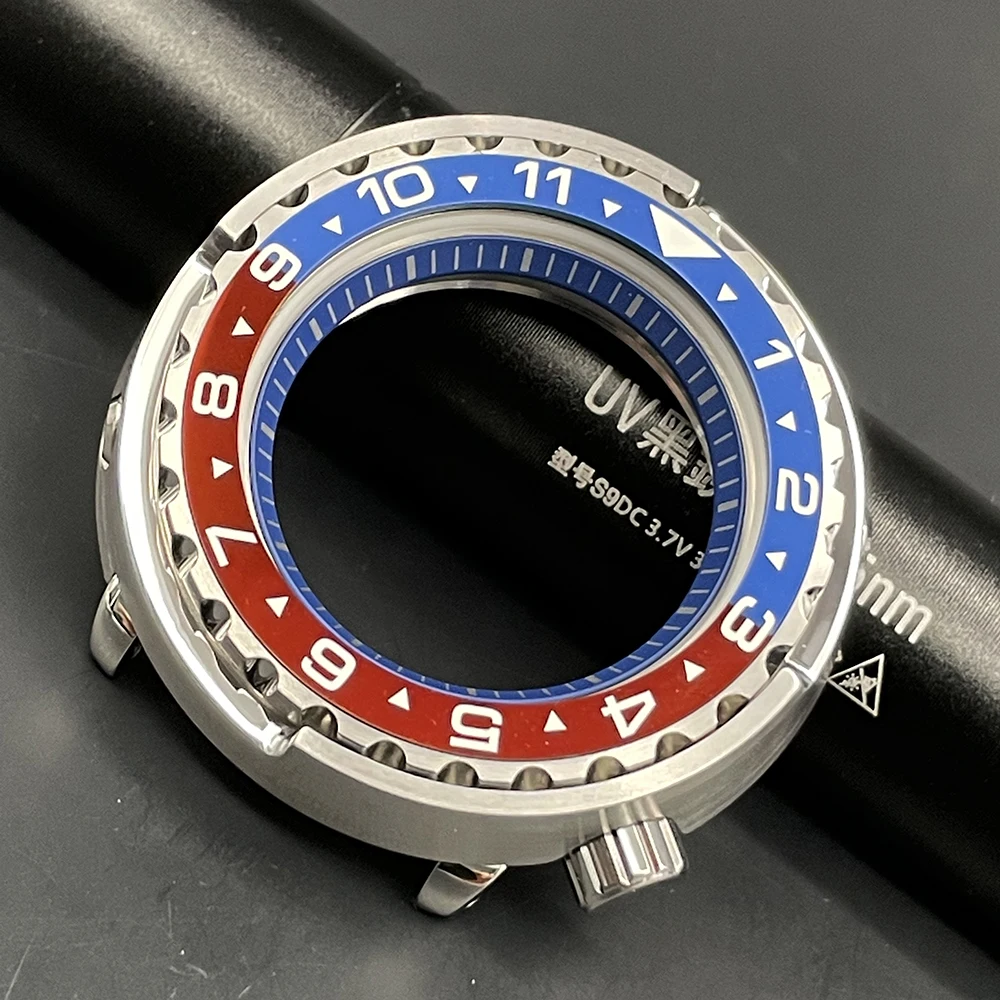Caja Para Reloj De 39mm En Bronce Con PVD Negro Y Cristal De Zafiro - Compatible Con Seiko NH34, NH35, ETA 2824
