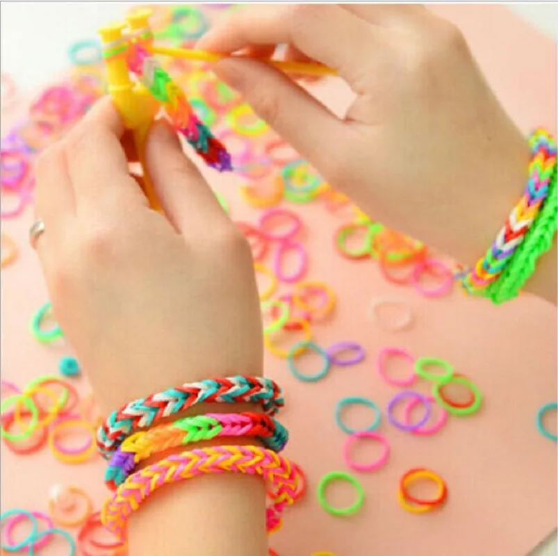 Handmade Bracelet Charms Braided Arts Crafts Rubber Band C Clips DIY Loom  Bands Kit Necklace Clasp S Clips Jewelry Connectors - AliExpress