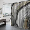 Bathroom curtain 3D digital printing, home, bathroom partition curtain, bathroom decoration, waterproof and mold resistant 6