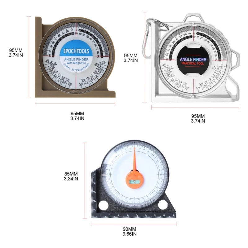 Slope Level Meter for Roof Stair Slope Drainage Angles with Horizontal and Vertical Bubble Portable