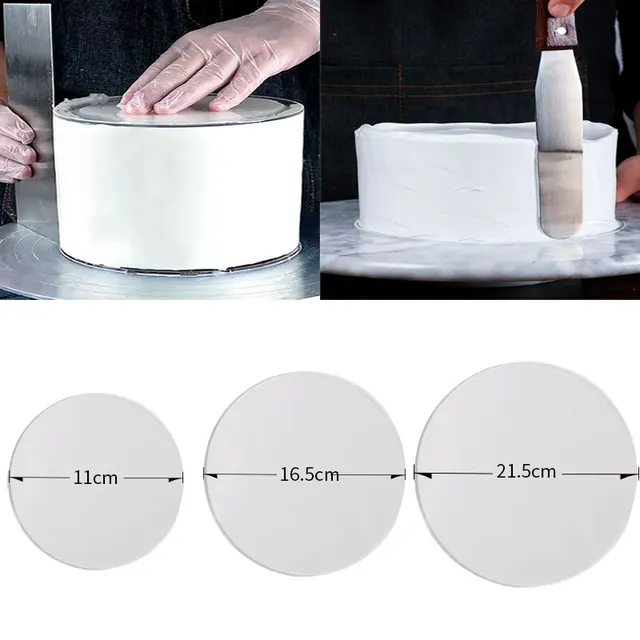 2Db Kerek Akril Torta Tárcsák Topper Újrahasznosítható Sütemények Lemez Alap Díszítéséhez Díszítő Kellékek Bakeware Kiegészítők