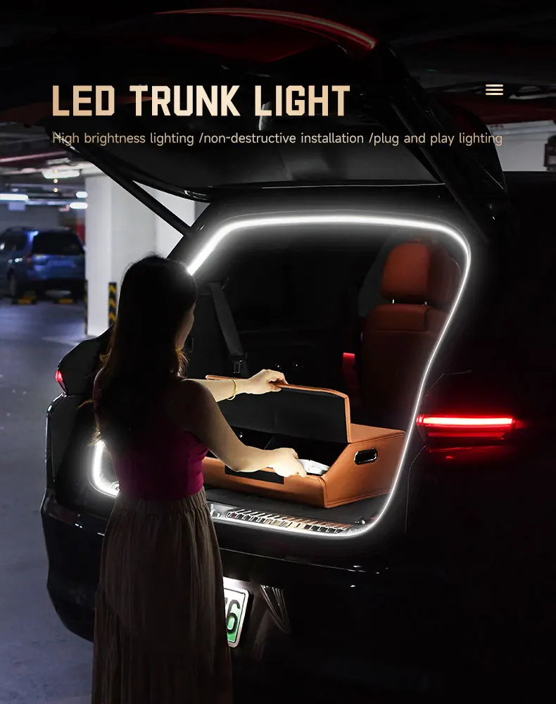 Für Leapmotor A10 B01 B10 C10 C11 C16 T03 Lafa5 D19 Kofferraum Atmosphäre Lichter Tailbox Beleuchtung Modifikation Kofferraum dekorativ – Detail 1