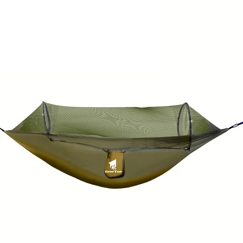 Nylon Hammock Outdoor Swing Tent Outdoor Furniture Survival Camping Equipment Waterproof Durable Anti Mosquito Hanging Hammock