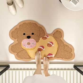 Cartoon Dog Bathroom Mat 1