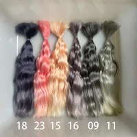 witdiy/23-26 cm/cheveux de poupée mohair/cheveux organiques/mèches de cheveux mohair/cheveux Schengen/perruque de poupée reborn/cheveux Blythe/perruque mohair 5