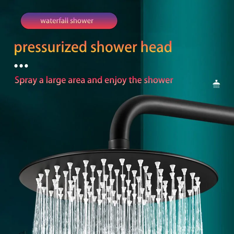 10/8 Inch Shower Head Adjustable High Pressure Water Saving Shower Head  Water Massage Shower Head