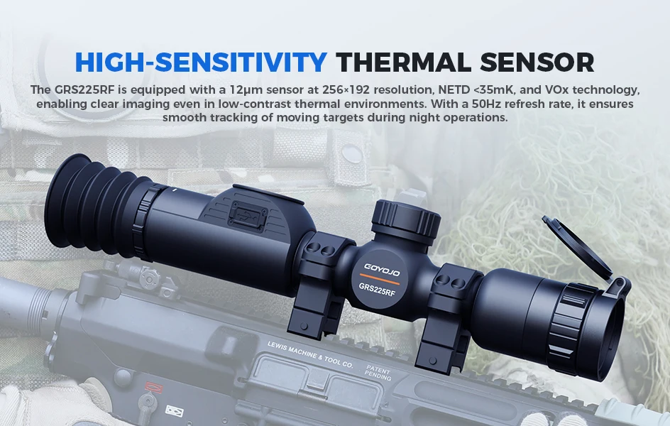 GOYOJO GRS Series Thermal Riflescope for Hunting 256X192 High