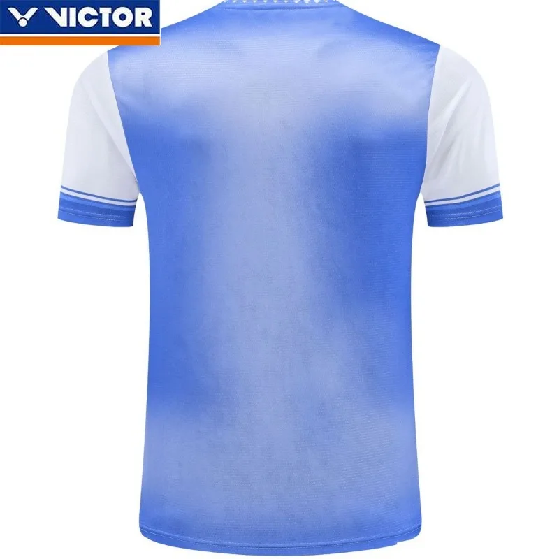 Victor New Men's and Women's Same Badminton Jersey Sports Quick-drying Sweat-absorbing Breathable Short-sleeved T-shirt