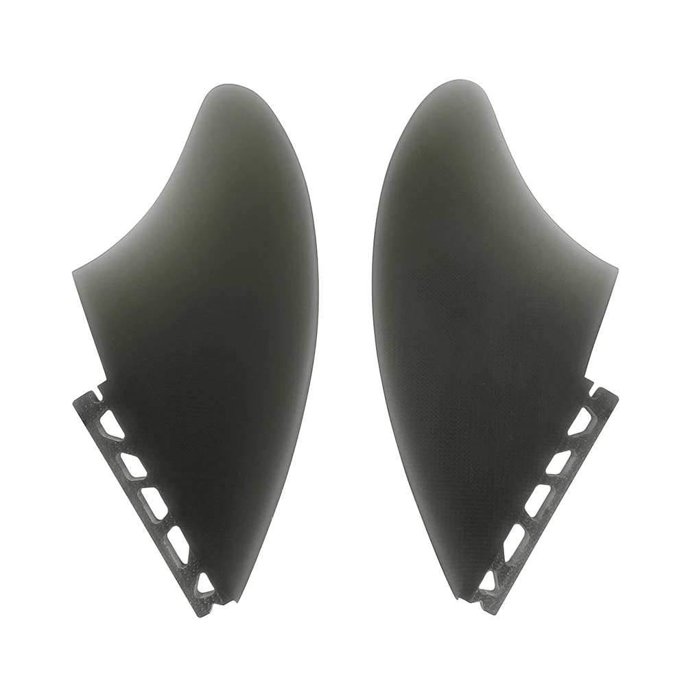 UPSURF FUTURE Keel Twin Fins Set Fiberglass Surfboard Twin Fin For Shortboard,Fish Board Fins Single Tab Keel(2 Fin)
