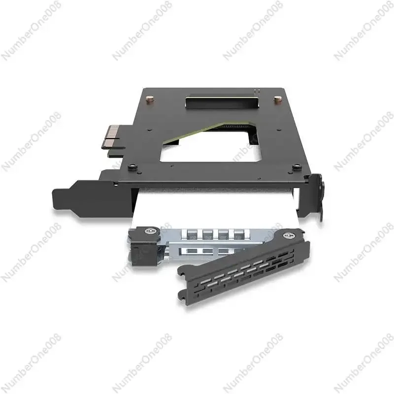 ICY DOCK 하드 디스크 확장 카드 U.2 NVMe SSD PCIe 어댑터 하드 디스크 추출 상자 MB111VP-B