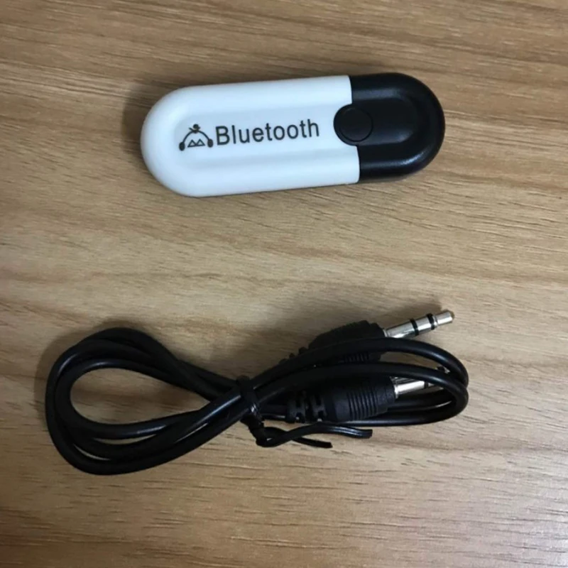 블루투스 5.0 리시버 3.5mm 스테레오 무선 오디오 어댑터, USB 동글 무선 리시버, 자동차 음악 AUX 안드로이드 PC 노트북용