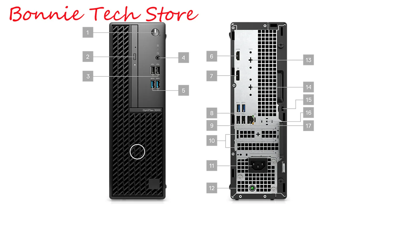 Pc Desktop Per Dell Optiplex 3000 Sff, I5-12500 ,8G Ram, Ssd 256G