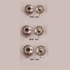 Wholesale 288sets/lot small metal brass 6/7/8mm sew on press snap button fasteners stud silver nickle, gun metal 4