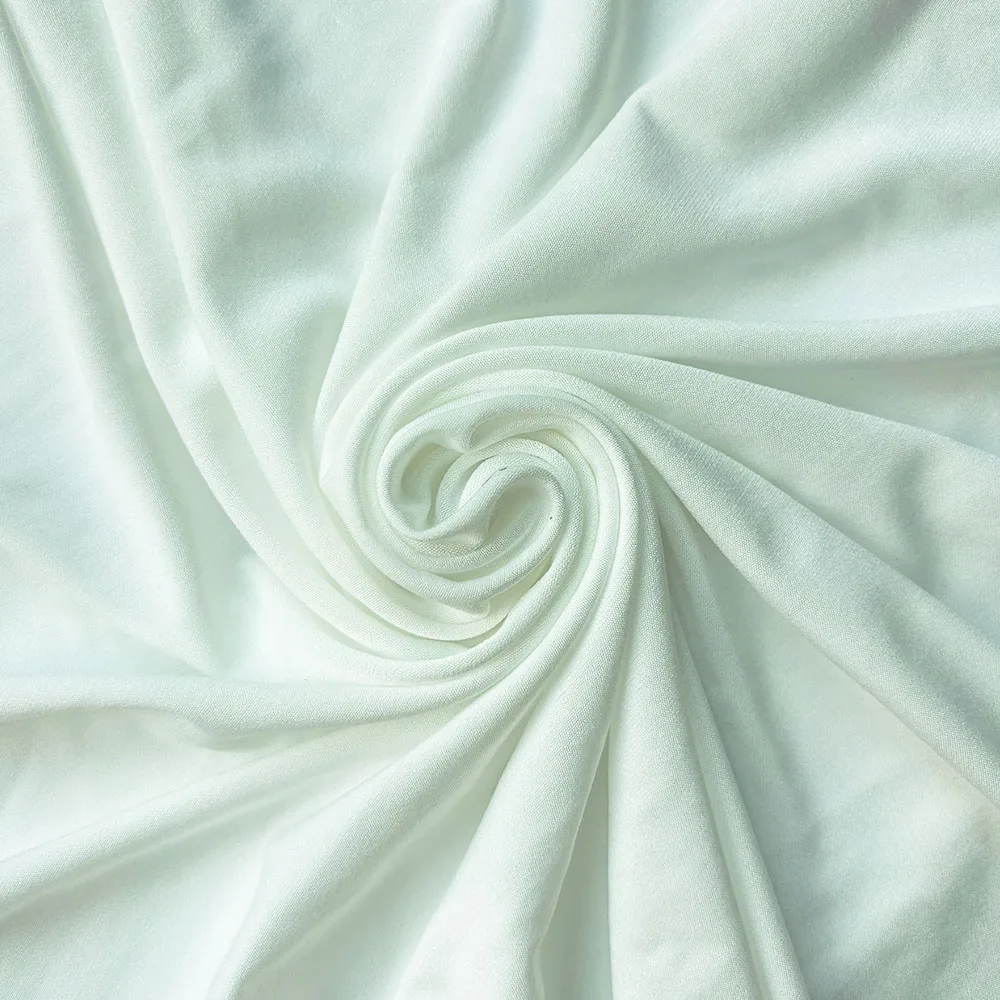 165cm x 50cm High Elastic Knitted Milk Silk Four-Sided Stretch Fabric for Dancewear Sportswear Summer T-shirt Dress HandMade