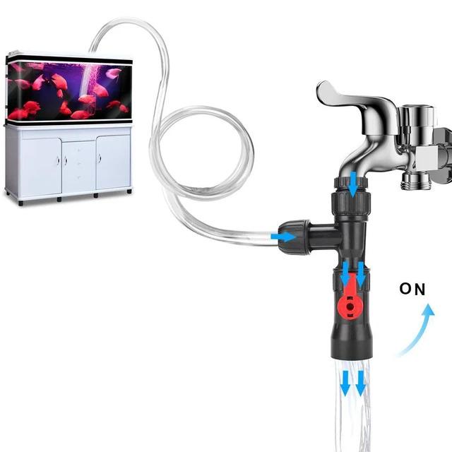 Halak Tartály Műanyag Vízváltó Szivattyú Csaptelep Típusú Haltartálytisztító - Image 2