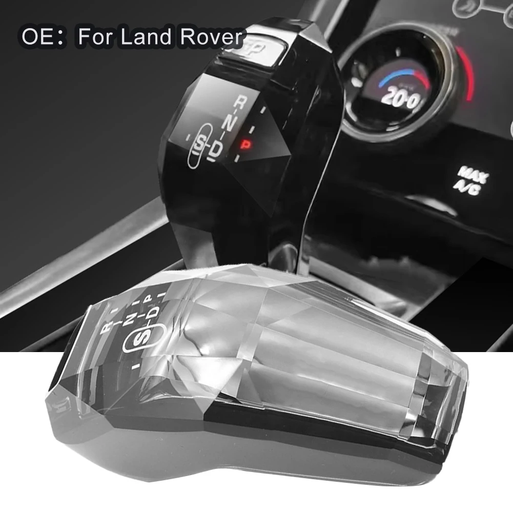 

1pc New Car Shift Knob Fit For Land Rover For Jaguar Crystal Style Interior Gear Shift Knob Cover Auto Accessories