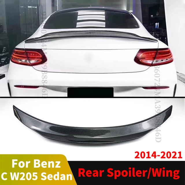 Hinten Stamm Spoiler Flügel Tuning Zubehör Für Mercedes Benz C W205  Limousine und C63 C43 AMG 4 Tür 2014-2021 Boot Lip Schwanz Körper Kit -  AliExpress