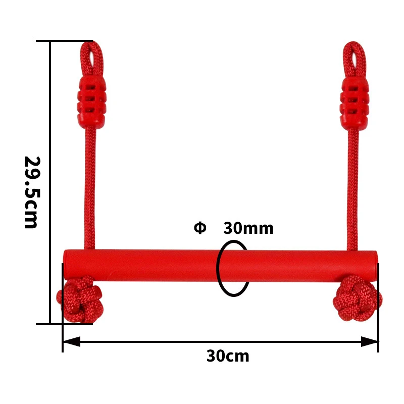 Kids Ninja Monkey Bars Outdoor Play Kit Trapeze Swing Bars for Ninja Obstacle Course Attachments Backyard Training Equipment