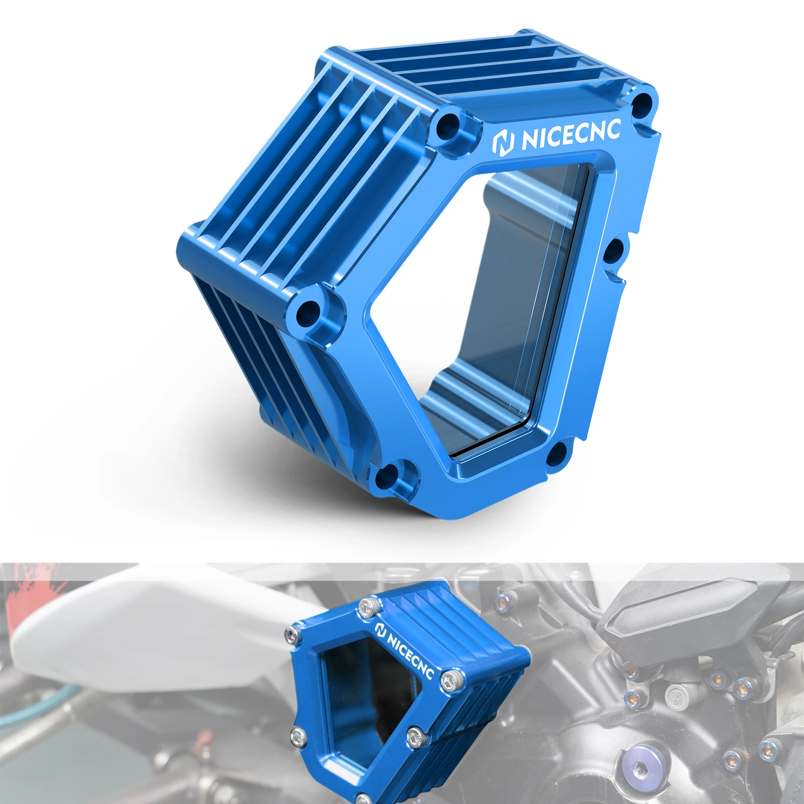 For YFZ450R Full Clear Oil Cover Transparent Guard Cap For Yamaha