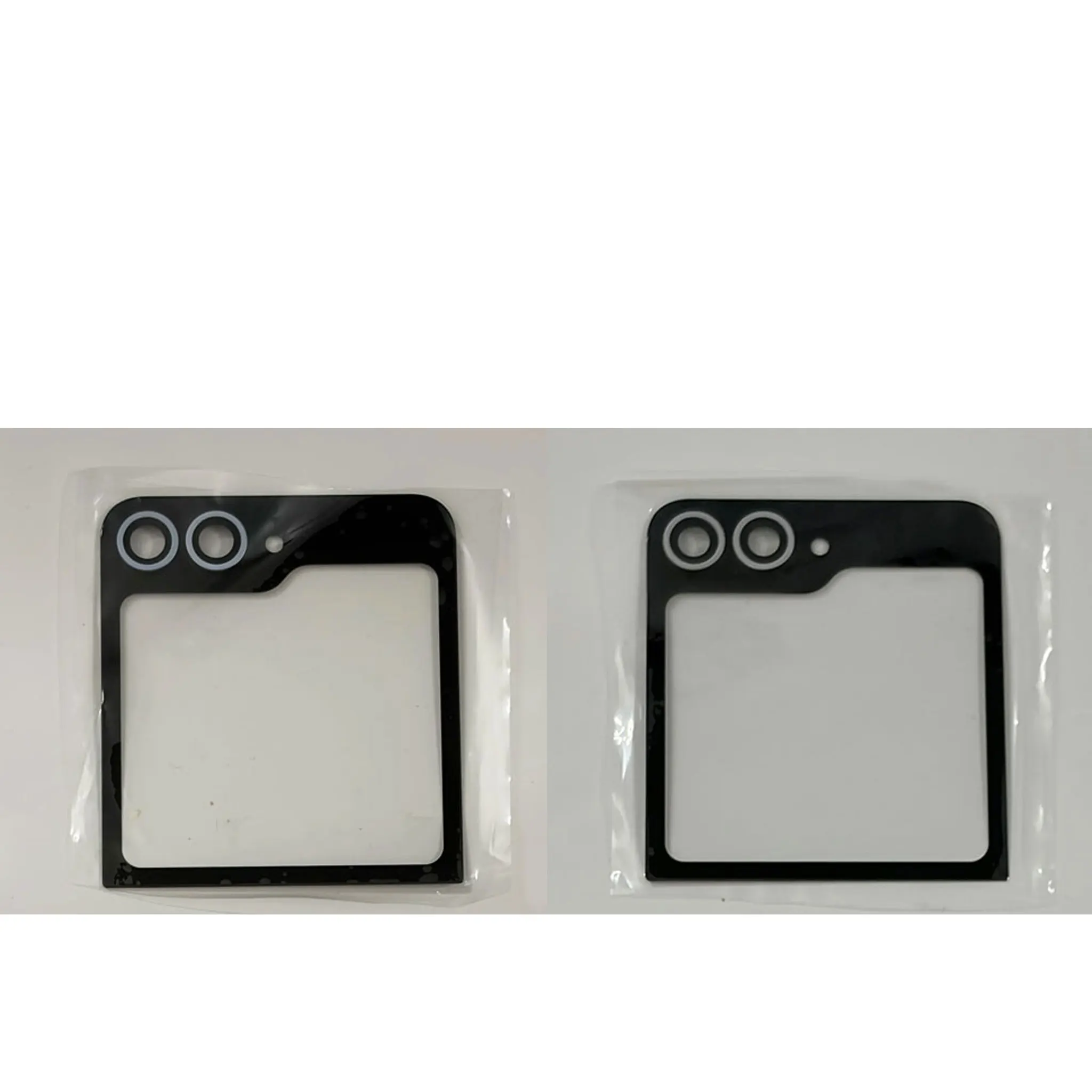 삼성 갤럭시 Z 플립6 F741B F7410 배터리 커버 후면 도어 하우징, 삼성 플립 6 후면 유리 교체용 새 백커버