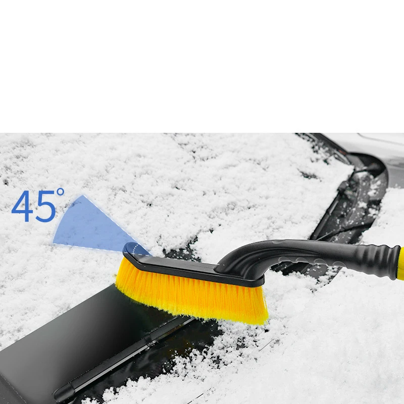 Grattoir à neige et brosse extensibles pour pare-brise de voiture, outil de  déneigement multifonction pour l'hiver - AliExpress