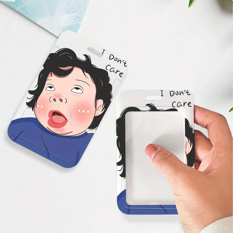 Cartoon Little Yellow Duck Card Holders Student Bus ID Card Campus Access Protection Sleeve Student Stationery