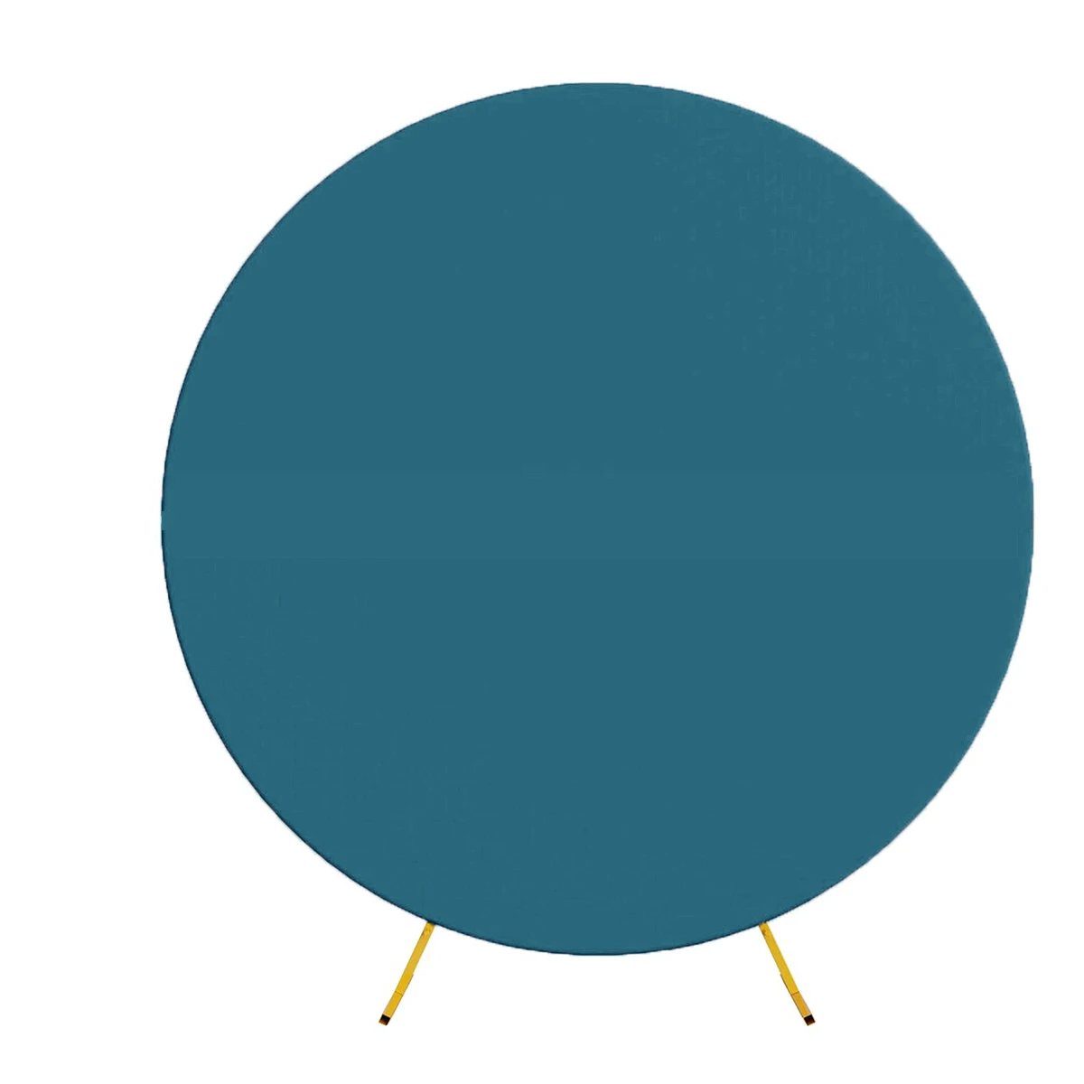 Elegant Round Backdrop Cover for Events – Versatile Elastic Photo Background Decor (Without Stand)