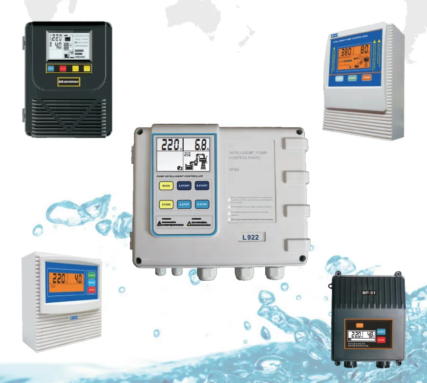 

Intelligent double phase Water pump control box panel pump Programmable Logical Controller
