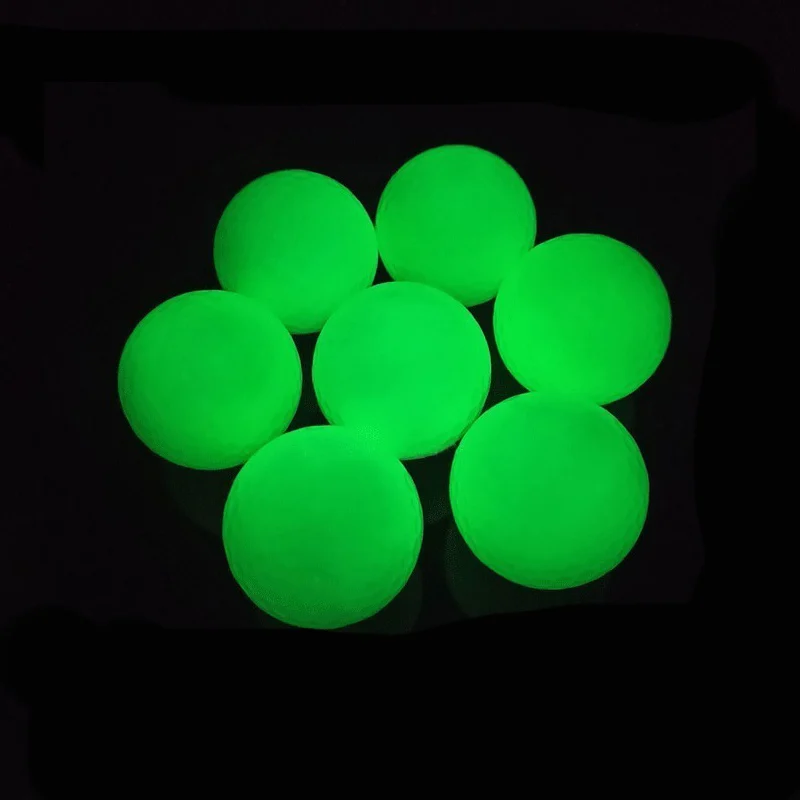 Golf Balls 3PCS Colorful and Durable Light up Glow Golf Ball for Training Environmentally Friendly Night Golf Ball Fluorescent