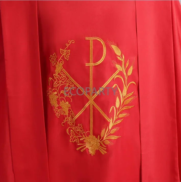 Liturgische Robe Mittelalter Umhang - Priester Gewand Für Halloween & Cosplay In S-5XL