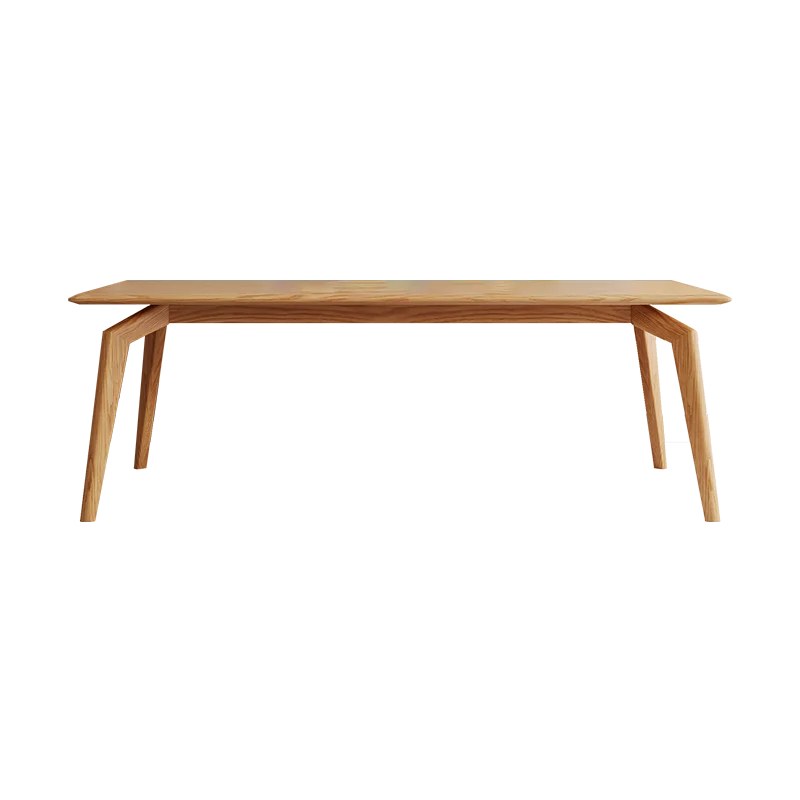 

Solid wood dining table, chairs, rectangular Nordic Western dining table, modern and minimalist style, all solid wood