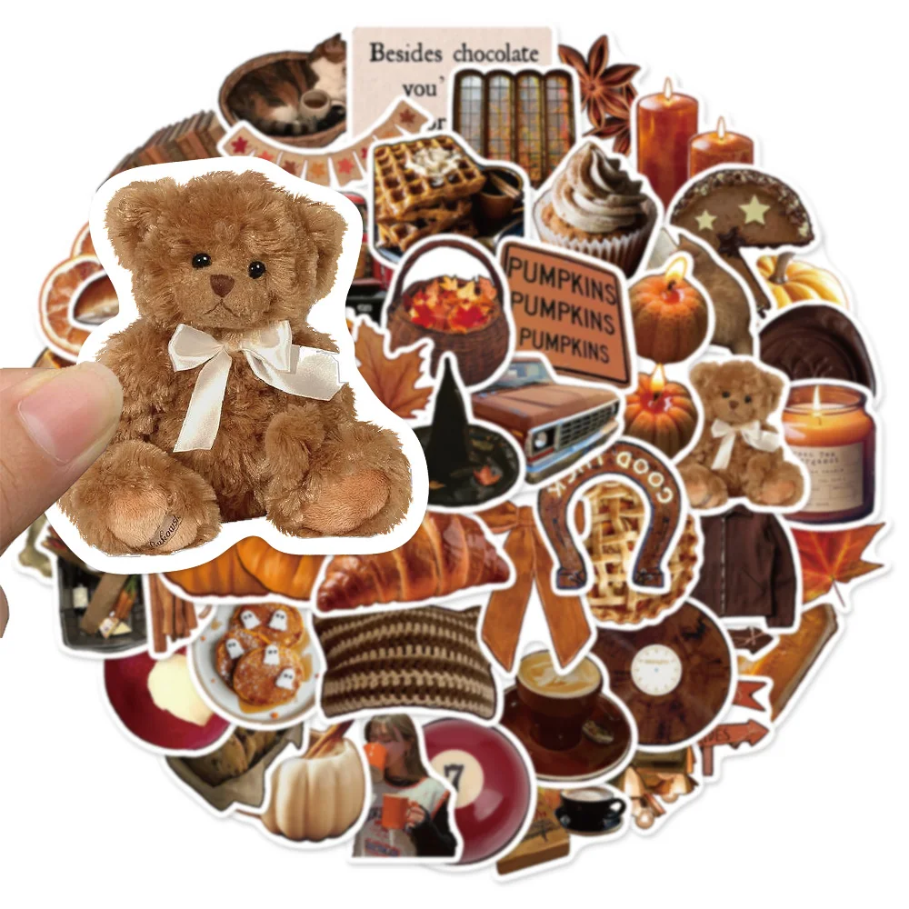 53개 가을 인스 스타일 재미있고 심플한 창의적인 그래피티 스티커 DIY 여행가방 스케이트보드 폰케이스 노트북 스티커