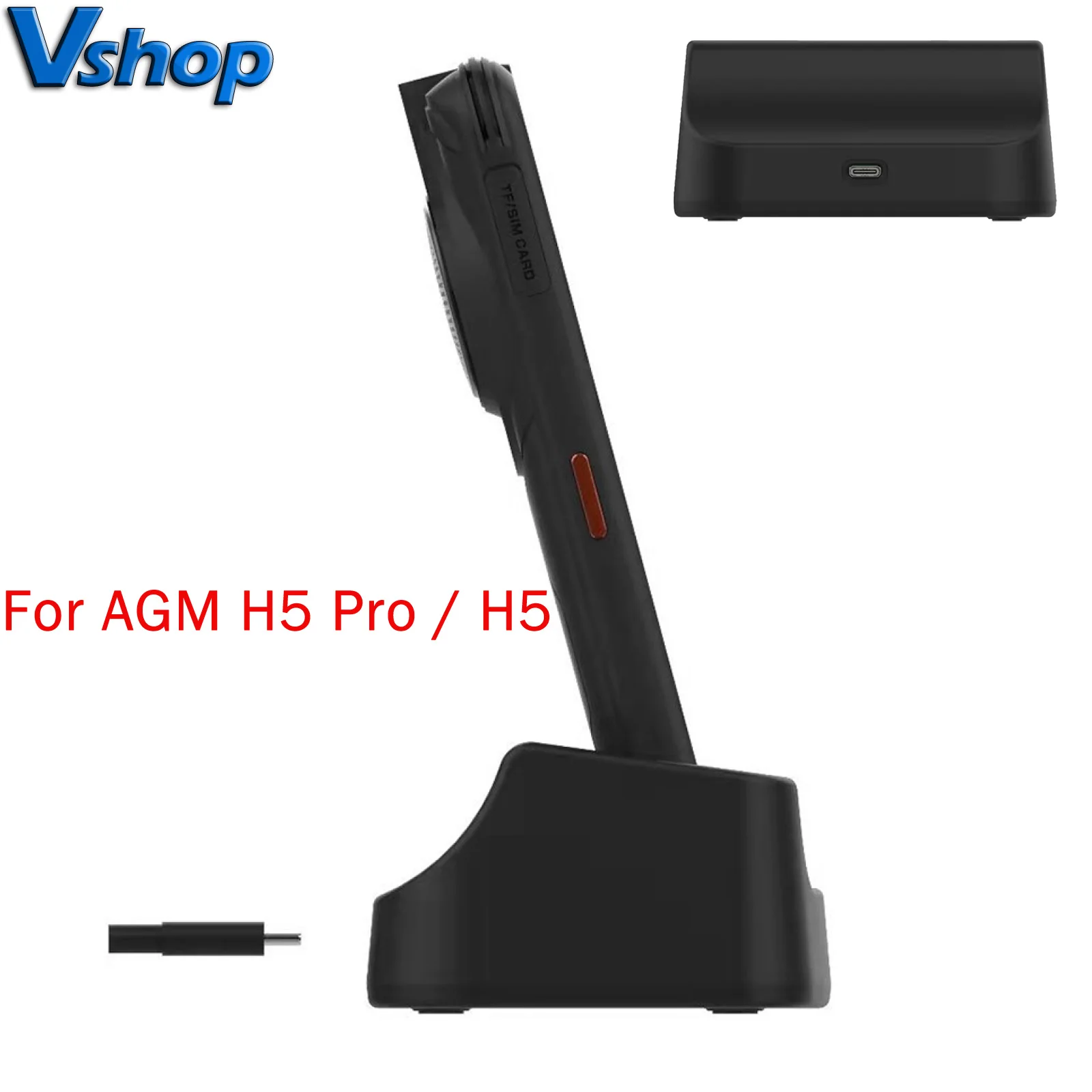 Original AGM Phone Charging Dock AGM H5 Pro / H5 AGM USB-C / Type-C Desktop Charging Dock