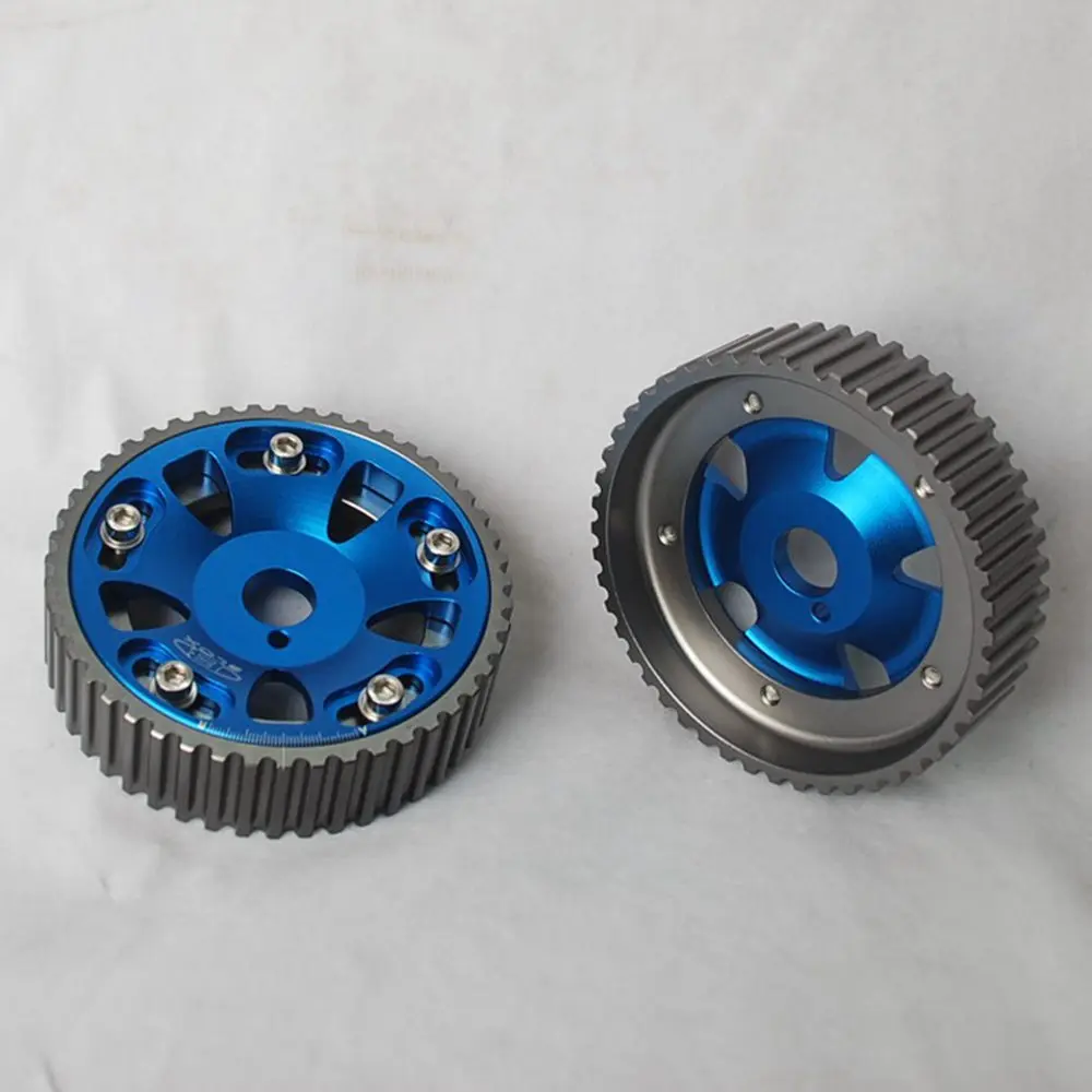 2Pcs Adjustable Cam Gears Pulley Timing Gear for Toyota For Supra 1JZ 2JZ TE IN & EX EP-CG1JZ