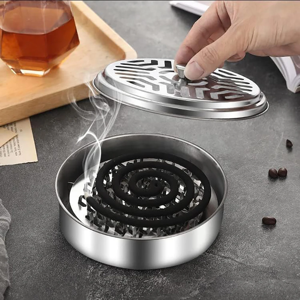 Mosquito Coil Holder Incense Box for Home Office Camping