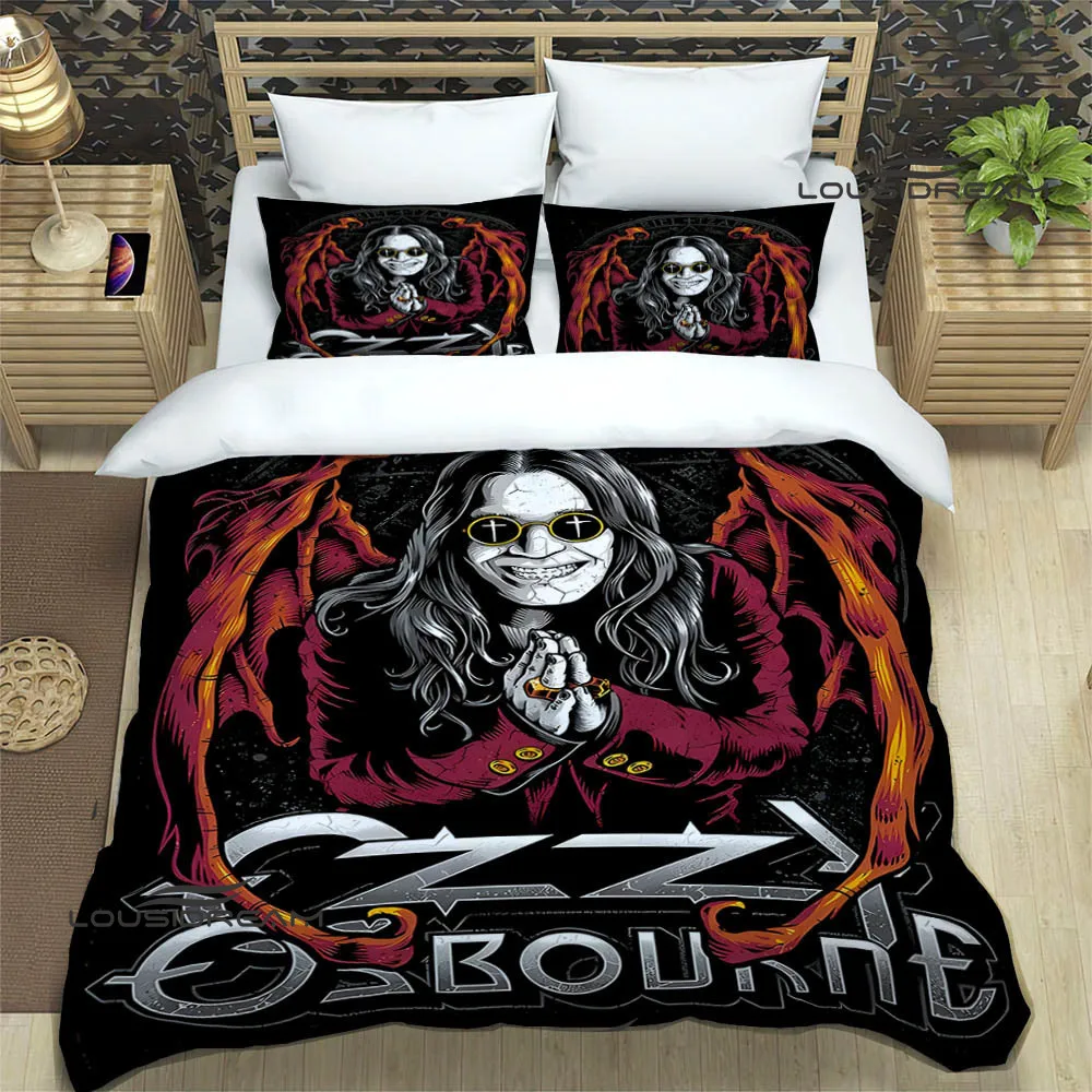 Ozzy osbourne retro Bedding Sets exquisite bed supplies set duvet cover bed comforter set bedding set luxury birthday gift 5
