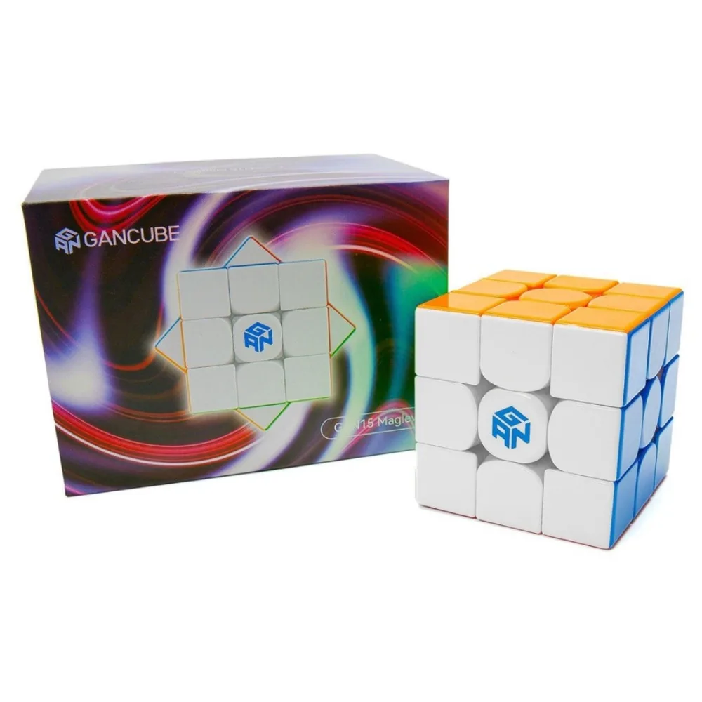 New GAN15 Maglev UV  Gan 3x3 Cube 3x3 Magnetic Cube Flagship Cube Professional Competition Magico Puzzle Toy for Children 4