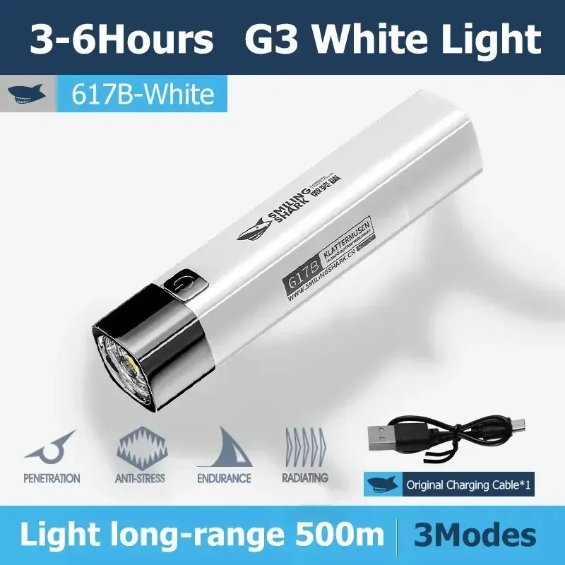 USB Rechargeable Super Bright LED Flashlight 18650Battery Led Torch for Night Riding Hunting Camping Outdoor Waterpr Flash Light