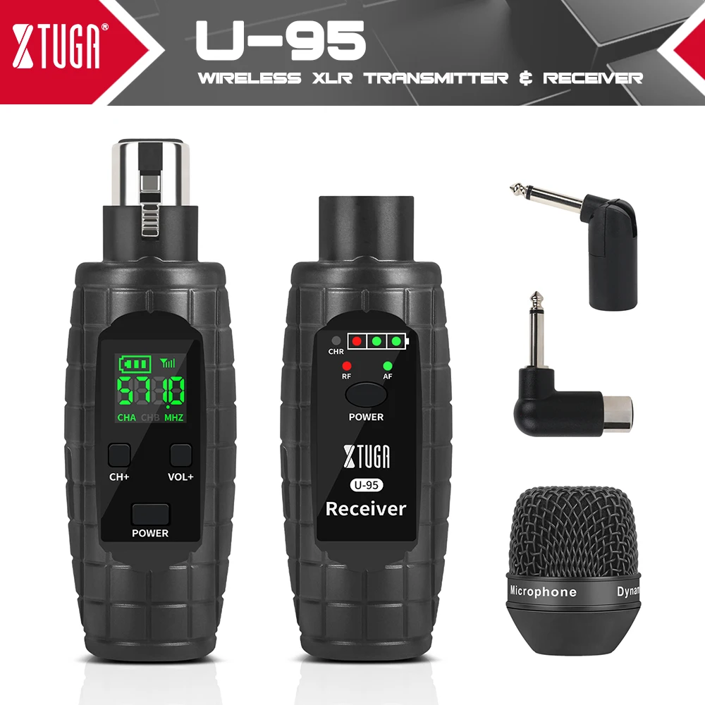 Rechargeable Wireless Microphone MW-1 LEKATO 5.8GHz Wireless