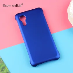 Luxurious Multi-Color Matte Hard Plastic Case - Enhanced Design for Xcover 5 (Dark Blue)