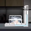 ZHENMI three layers  Folding electric steamer multi-function household automatic transparent cooking machine with large capacity 3