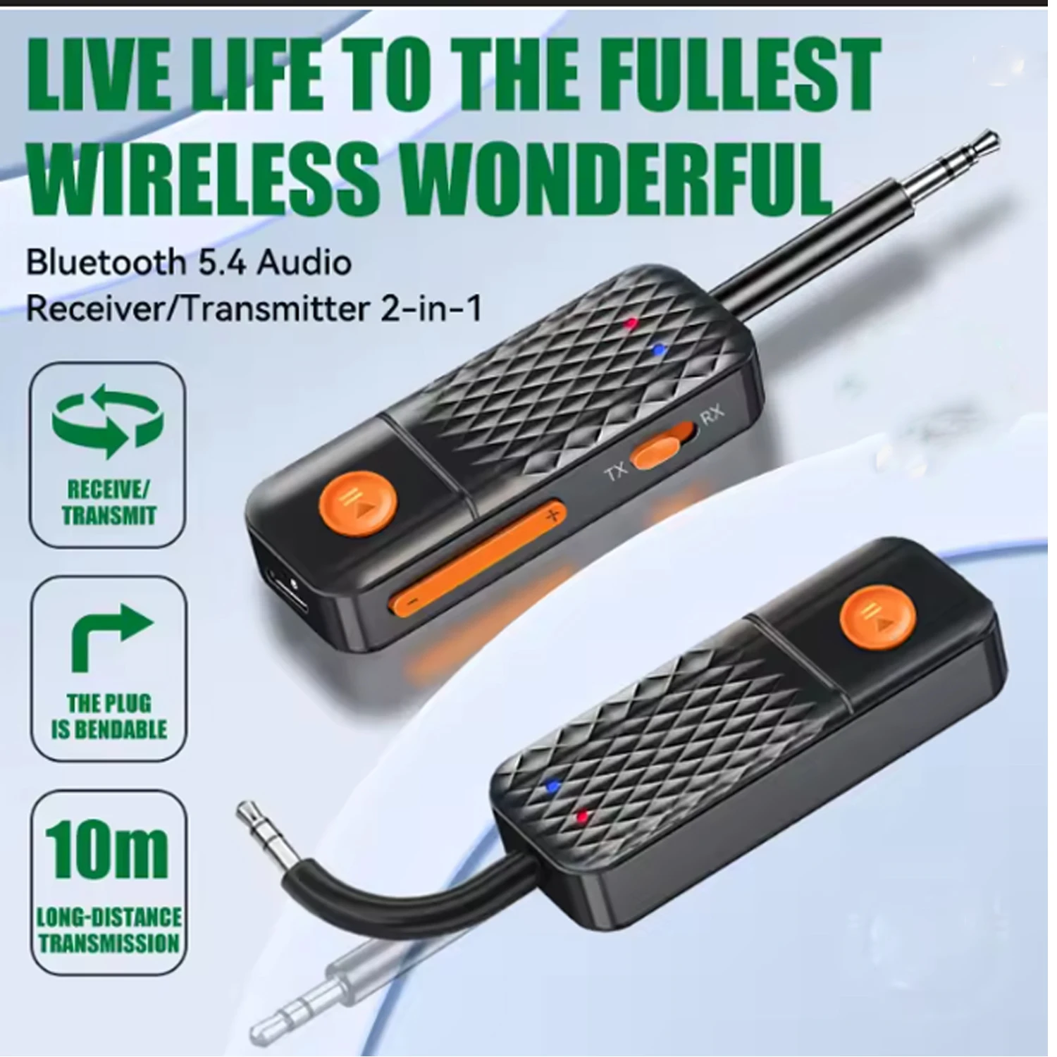 Wireless Bluetooth Headphone Adapter for Philips Fidelio X2HR L2 SHP9600 SHP9500 Headphones Wireless Cables Cords
