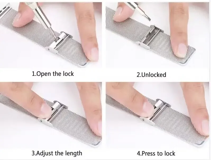Premium Metal Watch Strap Bracelet