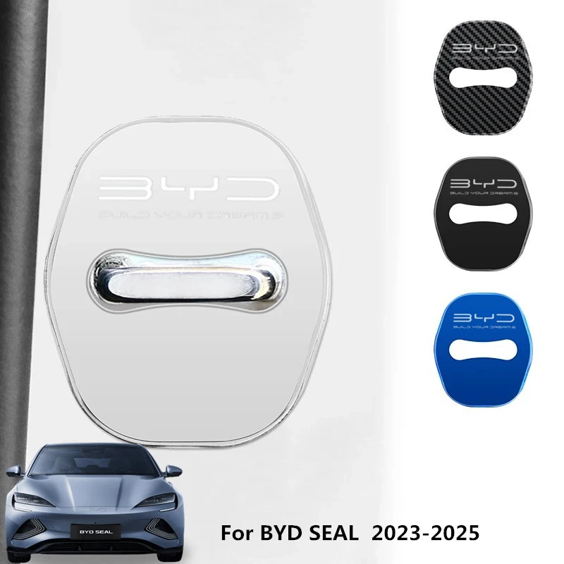 

Автомобильный Стайлинг, защитные чехлы из нержавеющей стали для BYD, печатный уплотнитель, автомобильные эмблемы, аксессуары