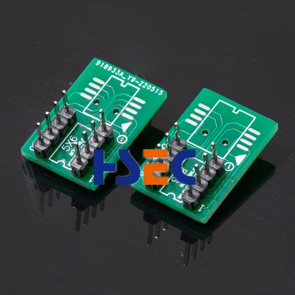 qfn8 wson8 mlf8 mlp8 dfn8 to dip8 programmer adapter 8X6mm 6x5
