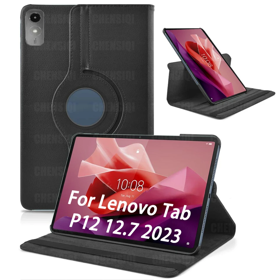 Case for Lenovo Tab P12 (12.7 inch) 2023 PU Leather Simple