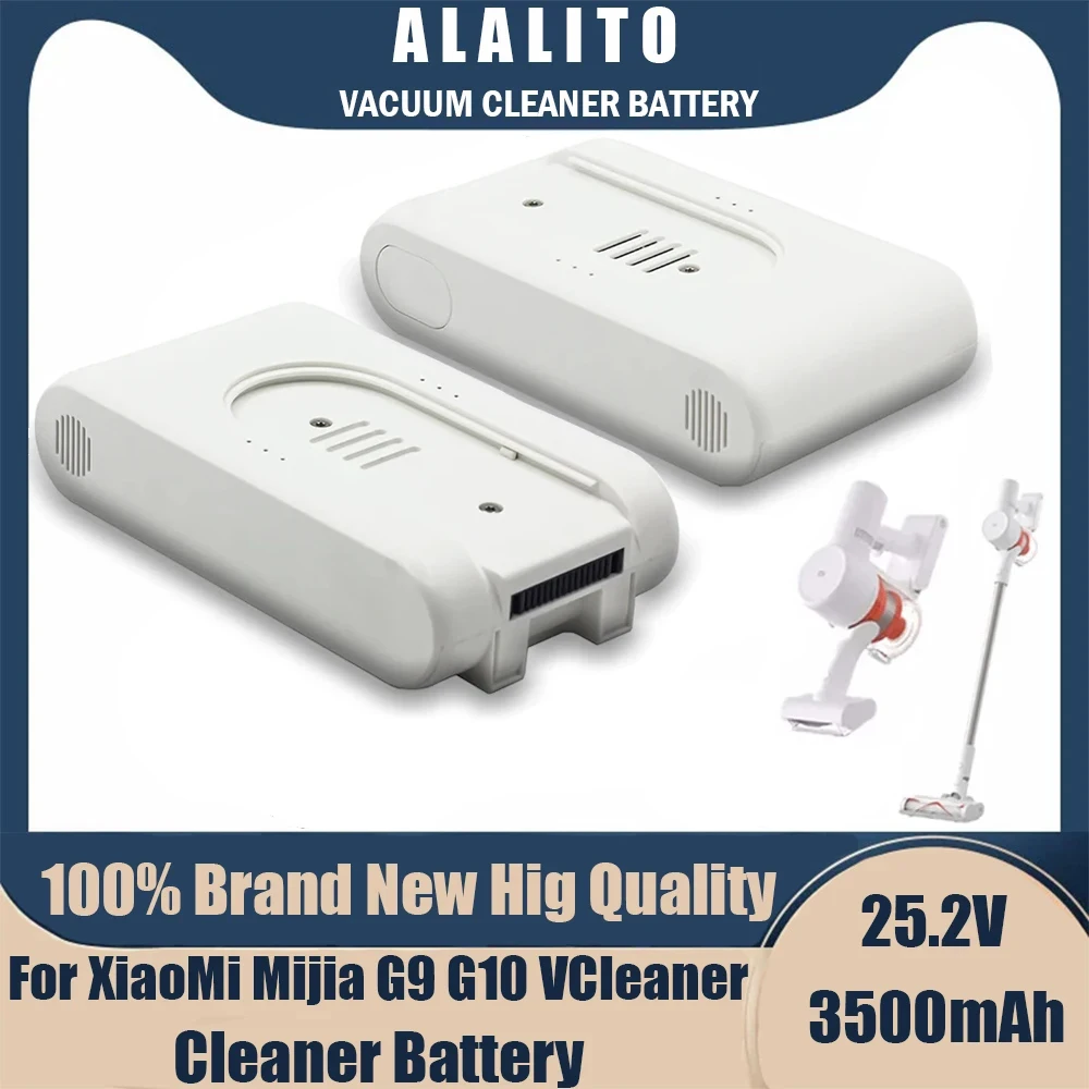 

For Xiaomi Mijia G9 G10 1S Handheld Cordless Vacuum Cleaner Rechargeable Li-ion Battery DGDXT-7S1P-001 battery 5.0Ah G9 battery