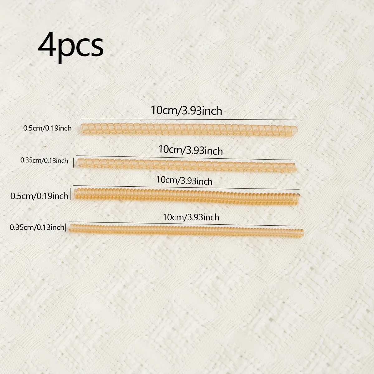 4 قطعة أداة ضبط حجم الحلقة غير المرئية للخواتم الف...