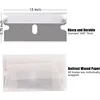 REXBETI 800PCS Single Edge Razor Blades, Industrial Scraper Razor Blades, One Edge Razor Blade, Replacement Box Cutter Blades 2