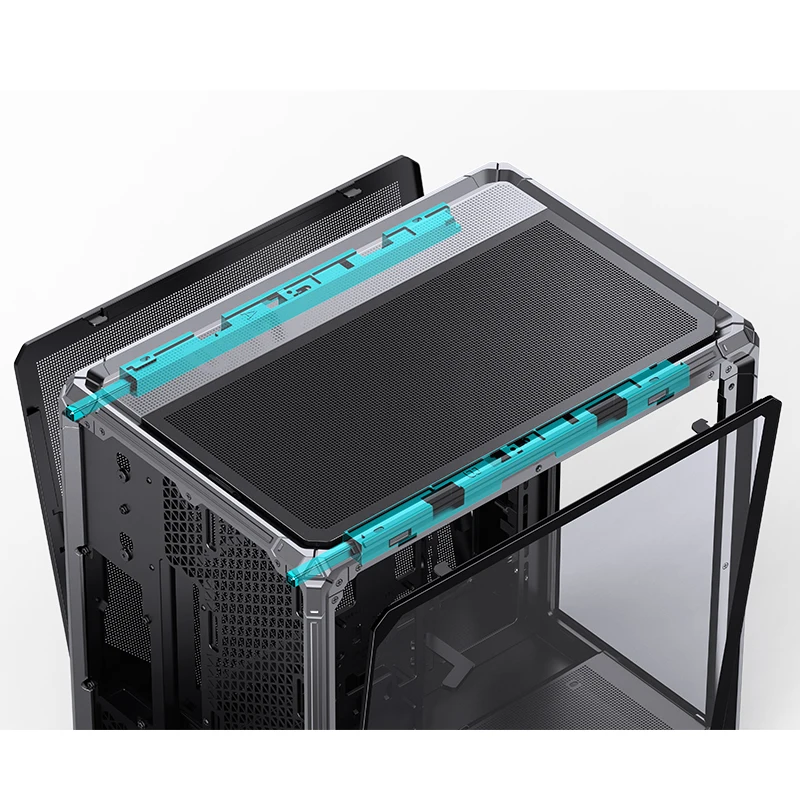 Jonsbo X400 Seaview 룸 PC 케이스 MINI-ITX M-ATX 게임 섀시 백 플러그 ATX 마더보드 지원 360 수냉식 13 팬 포지션